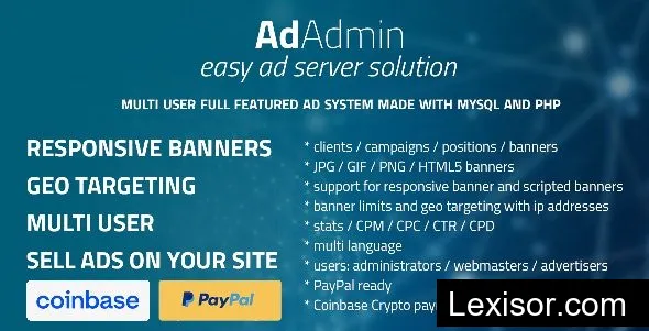 AdAdmin v3996 - Easy full featured ad server