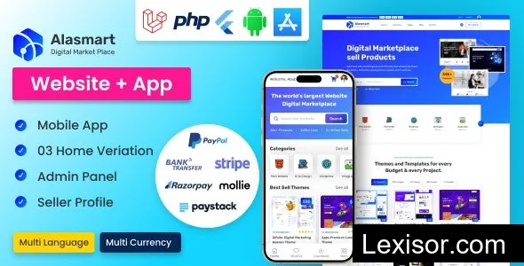 Alasmart v2.0.2 - Digital Product Download Marketplace Laravel Script
