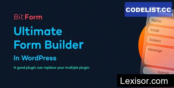 Bit Form Pro v2.7.4 - Ultimate Form Builder In WordPress