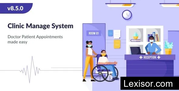 Clinic Management System v8.5.0 - Doctor Patient Appointment Management System Laravel