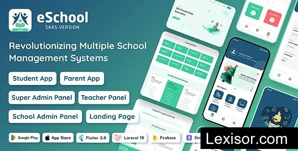 eSchool SaaS v1.4.1 - School Management System with Student - nulled