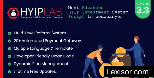 HYIPLAB v3.4 - Complete HYIP Investment System - nulled