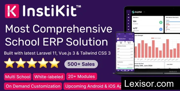 InstiKit School v4.2.0 - School Management System & School ERP - nulled
