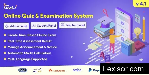 iTest v4.1 - Online Quiz & Examination System