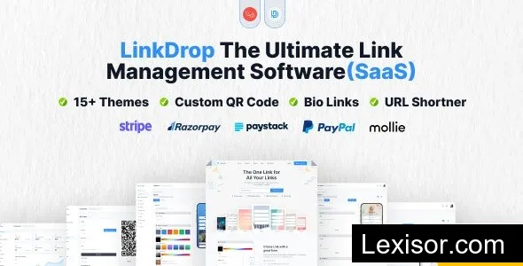 Linkdrop v3.6.0 - SaaS Link Management Tool