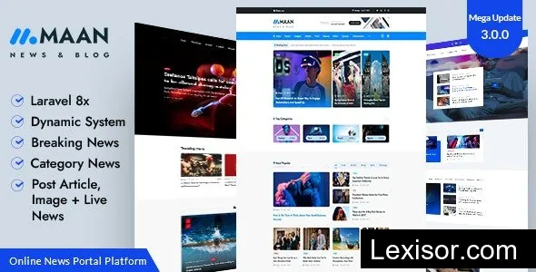Maan News v3.2.0 - Laravel Magazine Blog & News PHP Script