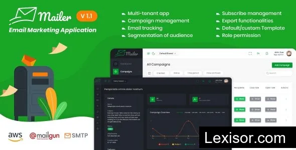 Mailer v1.5 - Email Marketing Application - nulled