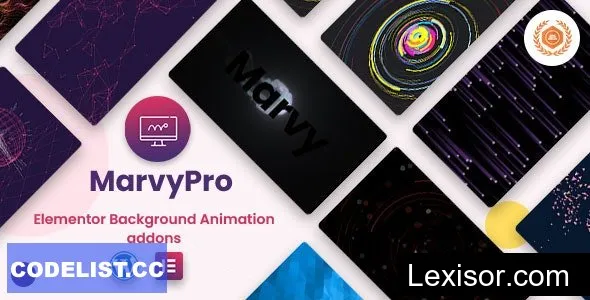 MarvyPro v1.7.0 - Background Animations for Elementor
