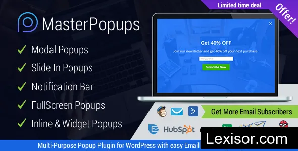 Master Popups v3.8.7 - Popup Plugin for Lead Generation
