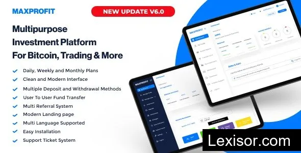 Max Profit v6.2 - Online Multipurpose Investment Platform - nulled
