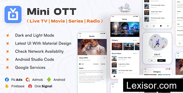 Mini OTT v2.0 - Live TV, Streaming, Movie, Radio