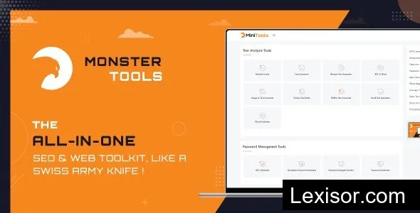 MonsterTools v1.3.1 - The All-in-One SEO & Web Toolkit, like a Swiss Army Knife - nulled