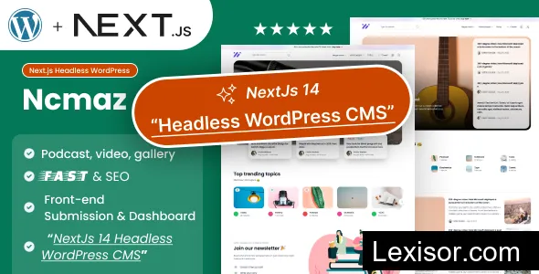 Ncmaz v2.10.0 - NextJs Headless WordPress Blog Magazine