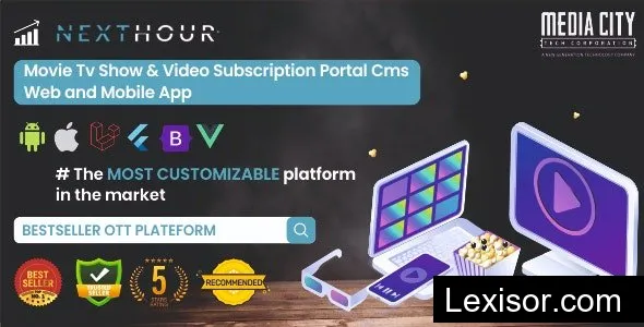 Next Hour v6.0 - Movie Tv Show & Video Subscription Portal Cms Web and Mobile App - nulled
