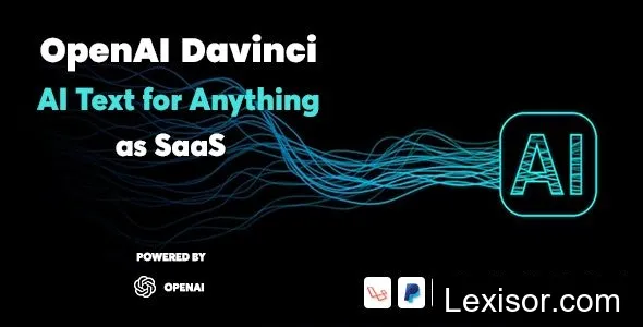 OpenAI Davinci v1.7 - AI Writing Assistant and Content Creator as SaaS - nulled