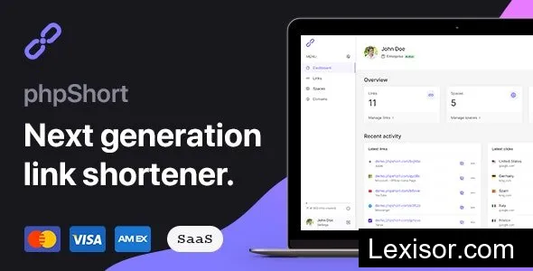 phpShort v4.9.0 - URL Shortener Platform - nulled