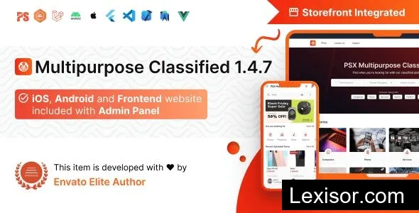 PSX v1.4.7 - Multipurpose Classified Flutter App with Frontend and Admin Panel - nulled