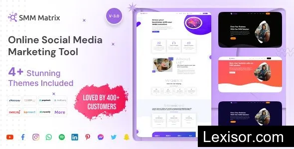 SMM Matrix v3.0 - Social Media Marketing Tool - nulled