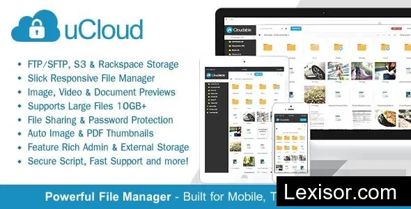 uCloud v2.1.1 - File Hosting Script - Securely Manage, Preview & Share Your Files