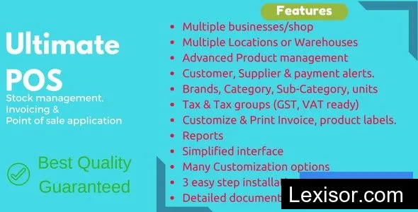 Ultimate POS v6.3 - Best ERP, Stock Management, Point of Sale & Invoicing application - nulled