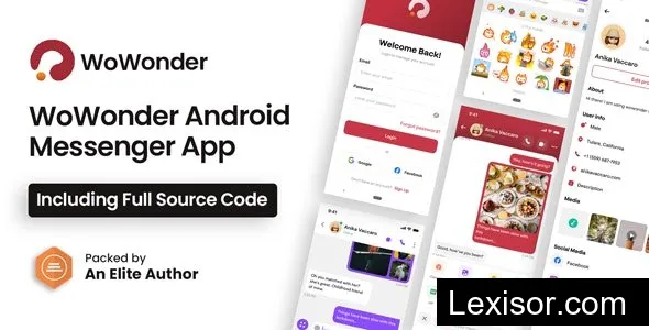 WoWonder Android Messenger v4.8 - Mobile Application for WoWonder Social Script