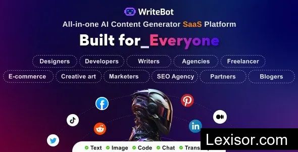 WriteBot v3.0.0 - AI Content Generator SaaS Platform